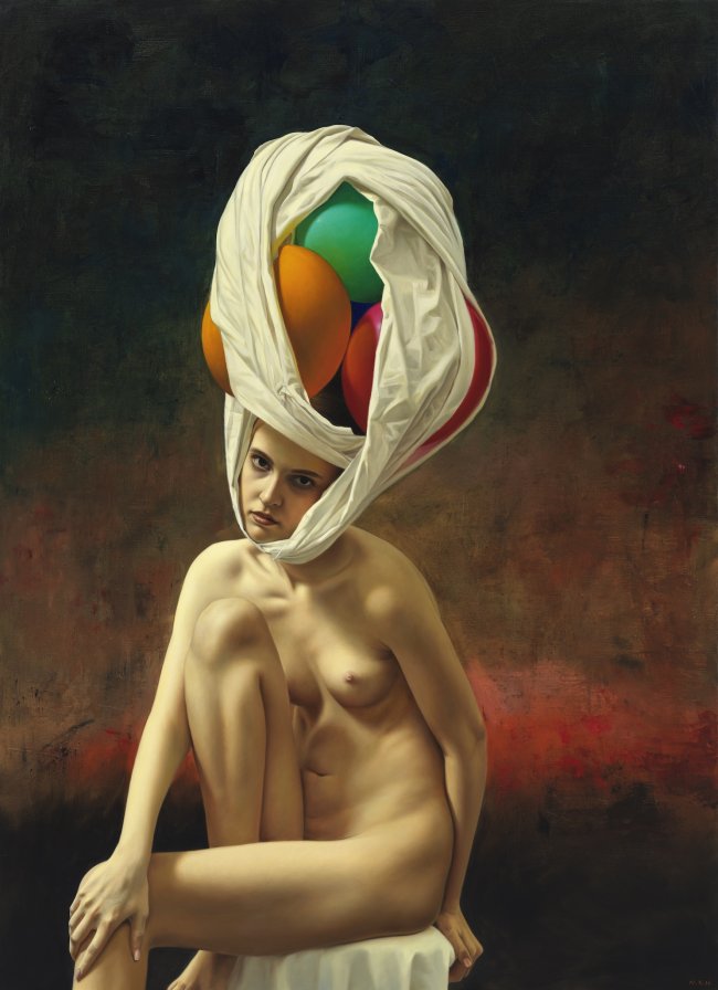 Nguyen Xuan Huy: BS 3., 2025, oil on canvas, 137 x 100 cm, 21300 Euro