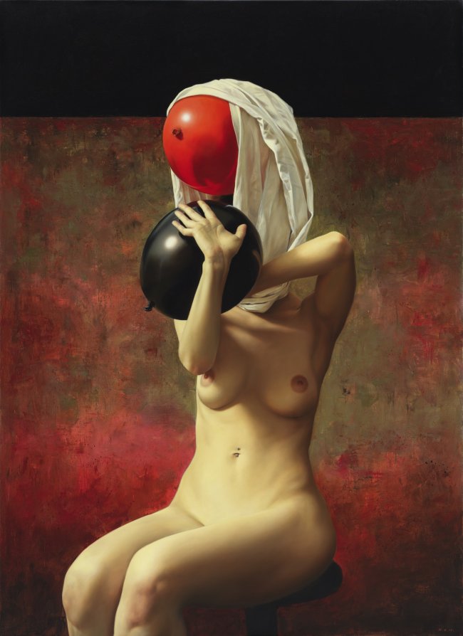 Nguyen Xuan Huy: BS 4., 2025, oil on canvas, 137 x 100 cm, 21300 Euro