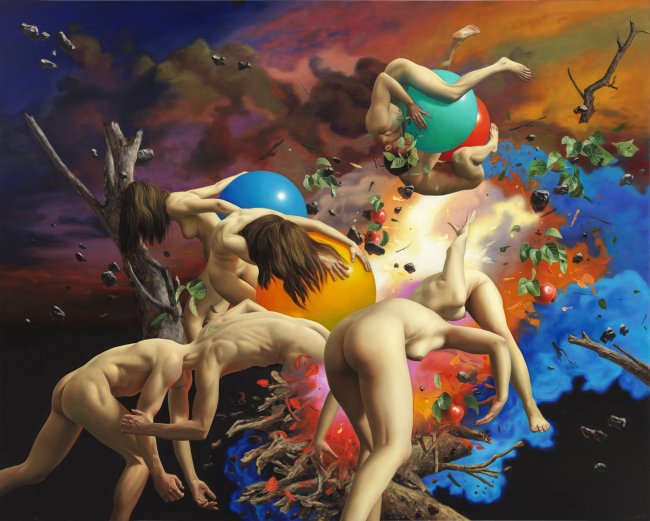 Nguyen Xuan Huy: The Tree, 2026, oil on canvas, 197 x 247 cm, 40000 Euro