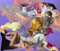 Franziska Maderthaner: Horsepower, 2026, Öl und Acryl auf Leinen, 170 x 200 cm, 22.200 Euro