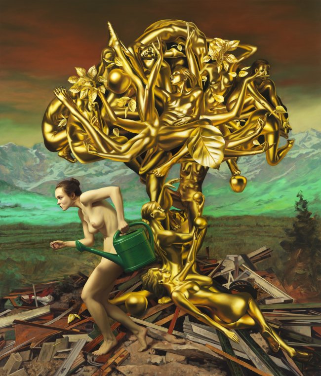 Nguyen Xuan Huy: The Work Is Done, 2026, oil on canvas, 230 x 197 cm, 38400 Euro