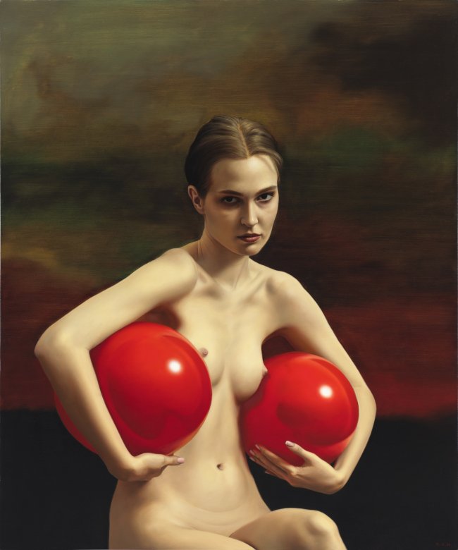 Nguyen Xuan Huy: Silence 31., 2025, oil on canvas, 107 x 90 cm, 17700 Euro