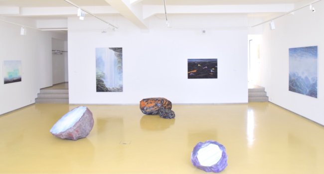 Wieland Payer: Ausstellungsansicht, Galerie Rothamel, Erfurt, 2017