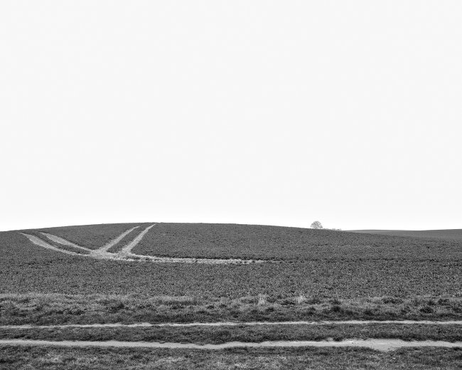 Hans-Christian Schink: Am Weg #21, 2022-24, Barytprint auf Aludibond, gerahmt mit Museumsglas, Ed. 5 + 2 AP Format 40 x 48 cm -  2900 Euro; Format 90 x 105 cm, 9000 Euro