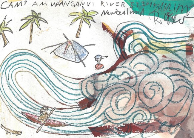 Moritz Götze: Camp am Whanganui River