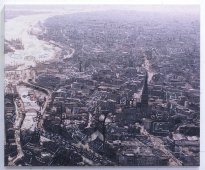 Thitz: Hamburg Art Hybrid, 2011, Druck, Acryl und Tüten auf Leinwand, 100 x 120 cm, 13200 Euro