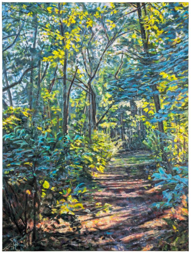 Hjördis Baacke: Kolpin, 2025, Öl auf Leinwand, 120 x 90 cm, 3500 Euro