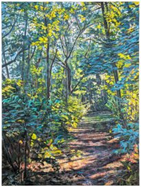 Hjördis Baacke: Kolpin, 2025, Öl auf Leinwand, 120 x 90 cm, 3500 Euro