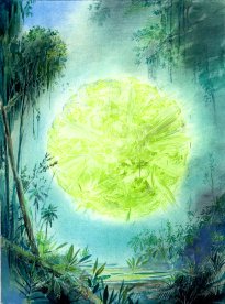Wieland Payer: Quest III, 2025, Pastell, Aquarell und Kohle auf Papier, 48 x 36 cm, 2100 Euro