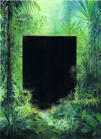 Wieland Payer: Quest VII, 2025, Pastell, Aquarell und Kohle auf Papier, 48 x 36 cm, 2100 Euro