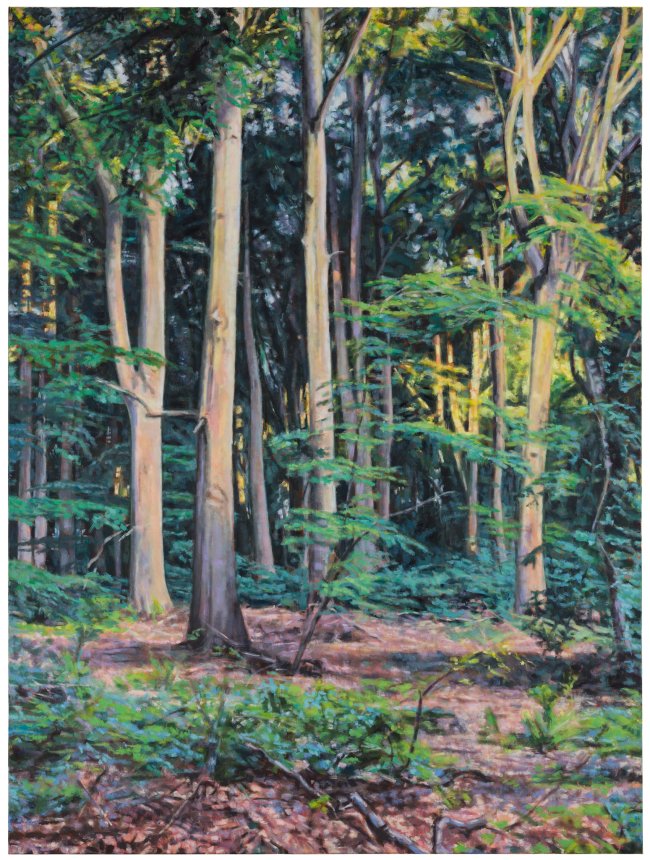 Hjördis Baacke: Rügen, 2025, Öl auf Leinwand, 200 x 150 cm, 6000 Euro