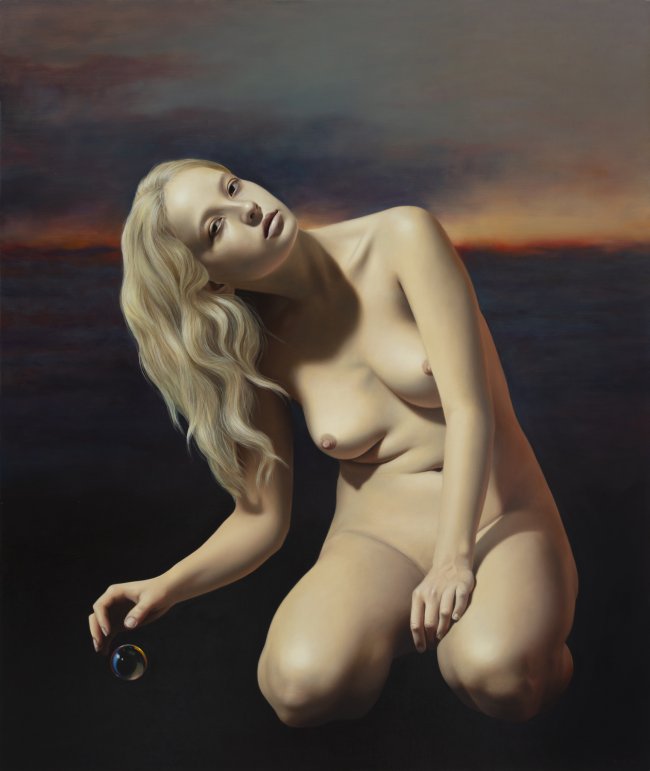 Nguyen Xuan Huy: Silence 33, 2026, oil on canvas, 107 x 90 cm, 17700 Euro