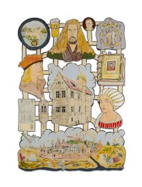 Moritz Götze: Tucher-Tabelau, 2025, Emaillemalerei, 170 x 120 cm, 12000 Euro