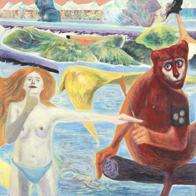Harald Reiner Gratz: Van Gogh und die Liebe, 2025, Mischtechnik auf Dibond, 120 x 120 cm, 7200 Euro