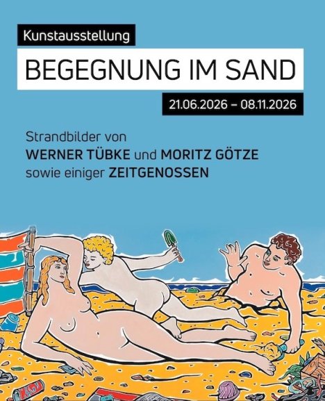 Moritz Götze & Werner Tübke im Museumshof Zingst